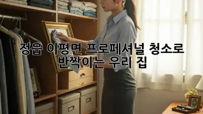 정읍 이평면🏠 프로페셔널 청소로 ✨반짝이는 우리 집✨